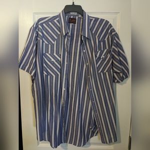 Vintage Plains Western Wear pearl snap shirt